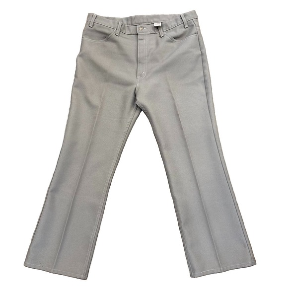 Levi's Other - Levi's Black Tag Vintage 1970s Polyester Pants‎ W40 L30 Gray USA